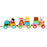 Crofta Stacking Train Toy Fun Classic Wooden Toddler Toy for Boys and Girls Toddler Farm trailers