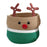 Crofta Reindeer Christmas Basket Storage Bin for Clothes Towels Living Room Holiday S