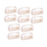 10Pcs Cake Boxes Portable Cake Roll Packaging Box for Camping Picnic Holiday L