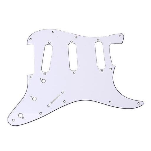 Crofta White/Black/White 3-Ply SSS Guitar Pickguard For Fender Guitar