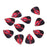 Crofta 10pcs Flame Design Guitar Picks Plectrums 0.71mm