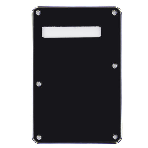 3-Ply Tremolo Cover Backplate for Electric Guitar Black