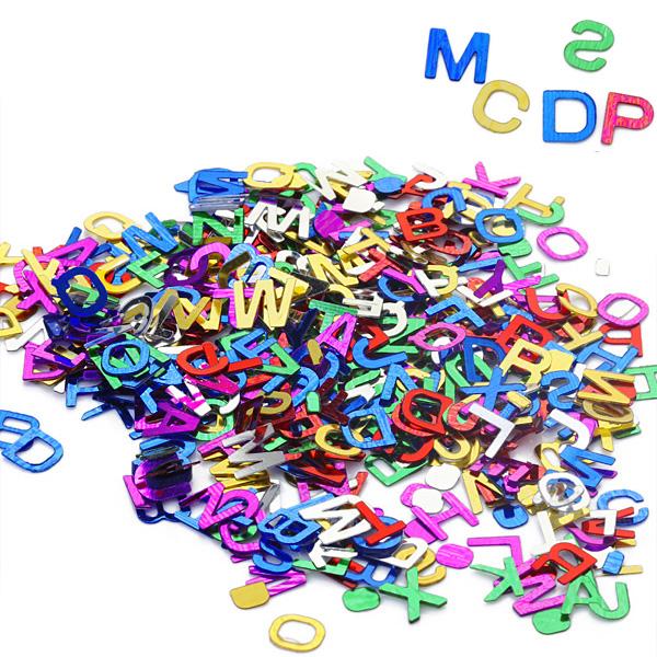 200pcs Letter Sequin Confetti Christmas Scrapbooking