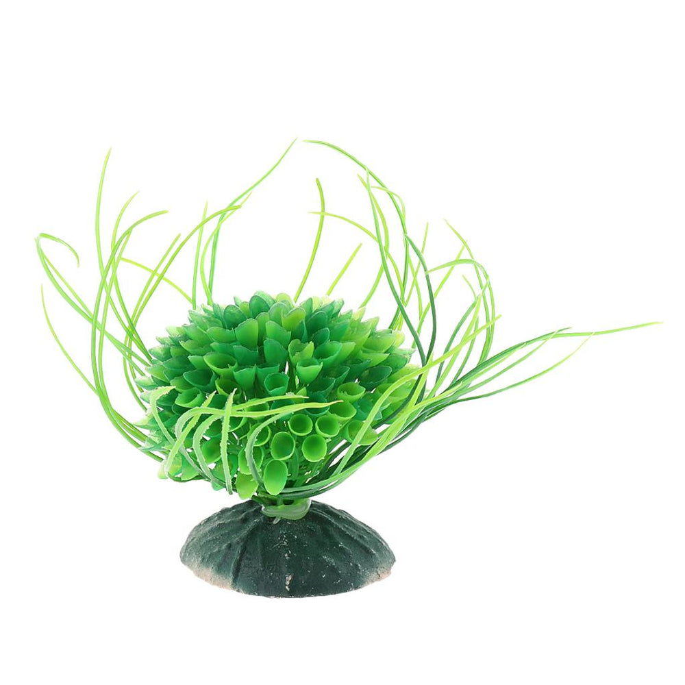 Crofta Artificial Plastic Water Seaweed Plant Grass Fish Tank Aquarium Decor Green