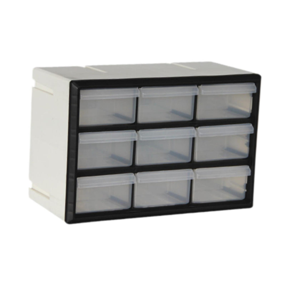 Crofta Drawer Storage Cabinet Organizer Home Container for Small Items Beads Screws 9 drawers