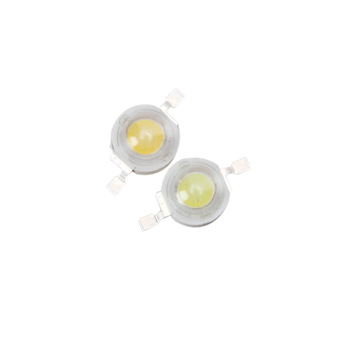 Crofta 1 Pair 3W High Power LED Light Lamp Bulb (White / Warm White)