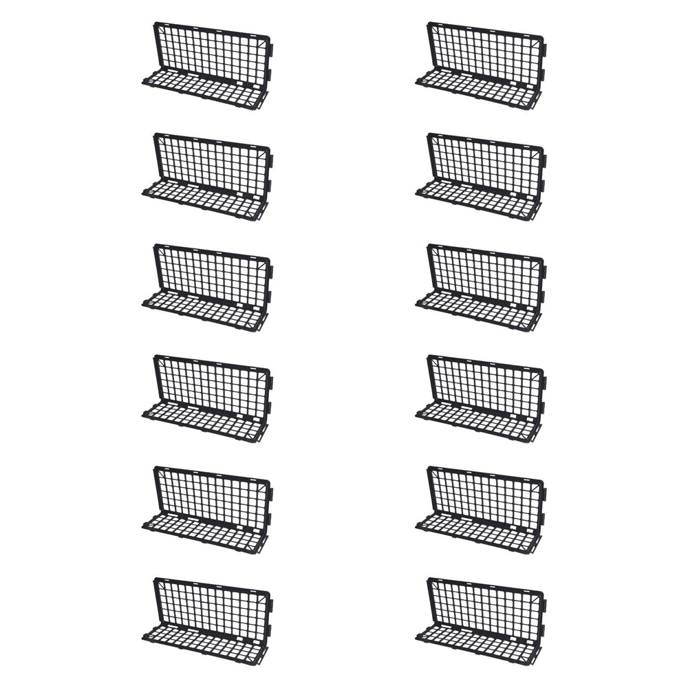 12x Fruit Baffle Shelves Market Display Basket for Supermarket Store Grocery