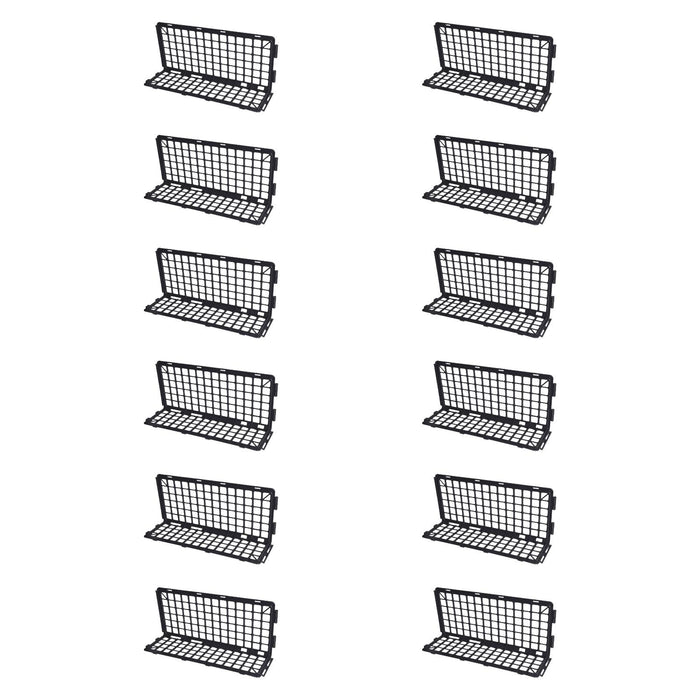 12x Fruit Baffle Shelves Market Display Basket for Supermarket Store Grocery