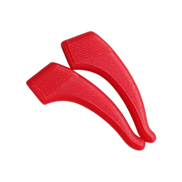 Crofta 2 Pieces Anti Slip Eyeglass Ear Grip Hook Comfortable for Kids and Adults Red