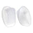 2x U Shaped Gel Heel Cups Plantar Fasciitis Insert Soft All Day Wear Clear