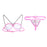 Crofta Women Hot Clear Leather Lingerie Babydoll G-String Thong Underwear Nightwear