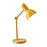 Crofta Stylish Wooden Iron LED Multi-Joint Reading Table Lamp Task Light Flexible Yellow 5W