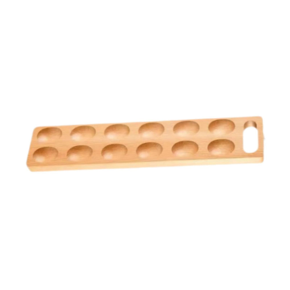 Wooden Egg Holder Unique Gift Egg Tray for Supermarket Restaurants Household