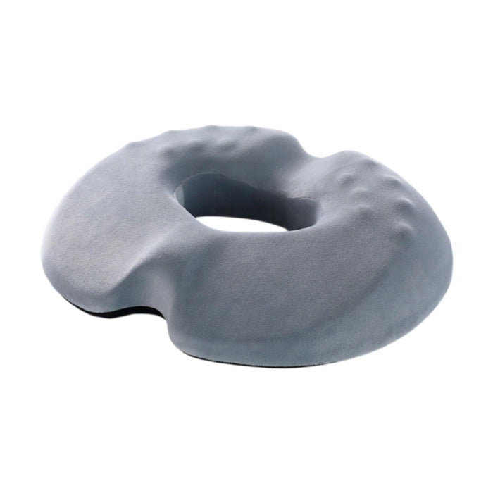 Crofta Donut Pillow Seat Cushion for Long Term Sitting Non Slip for Car Sitting Pad Female Gray