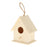 Crofta Wooden Bird House for Outside,Bird Nesting Box,Unfinished Paintable Style6