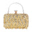 Crofta Women Clutch Purse Prom Lady Banquet Club Elegant Satchel Sequin Evening Bag Gold