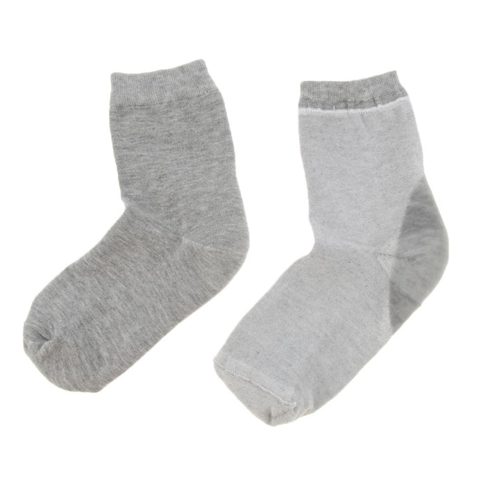 Crofta 1 Pair Gel Moisturizing Foot Heel Socks for Cracked Skin Foot Care Gray