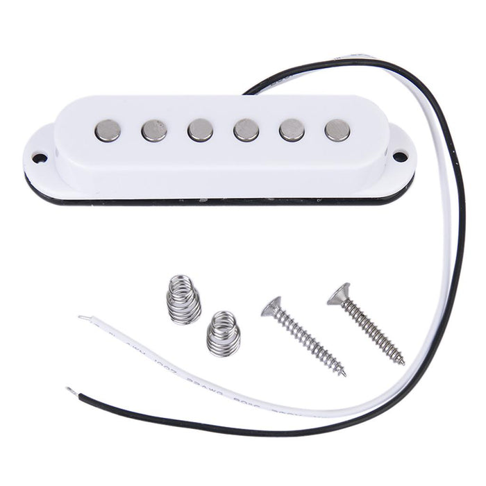 Crofta White Single Coil Pickup For Strat Guitar