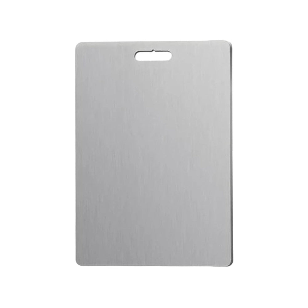 Stainless Steel Cutting Board Kitchen Bread Cutting Mat Rapids Thawing Plate 25cmx15cm