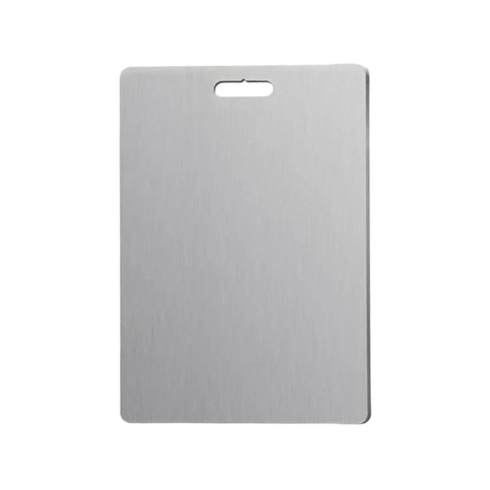 Stainless Steel Cutting Board Kitchen Bread Cutting Mat Rapids Thawing Plate 25cmx15cm