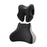 2Pcs Lumbar Support Back Pillow Office Chair Cushion for Sofa recliner Couch Black