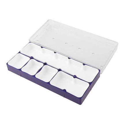 Crofta Watch Parts Storage Box Watch Tools Storage for Watchmaker Screw Watch Tools Purple