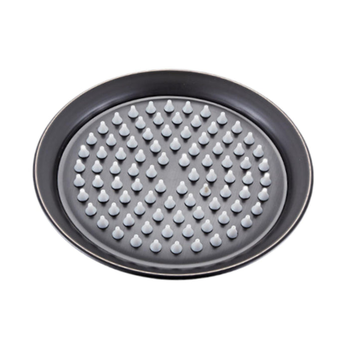 Rain Shower Head Easy to Install Retro Shower Sturdy Stainless Steel black