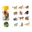 Crofta Realistic Animal Toy Cognitive Learning Toy for Party Favors School Projects Wildlife