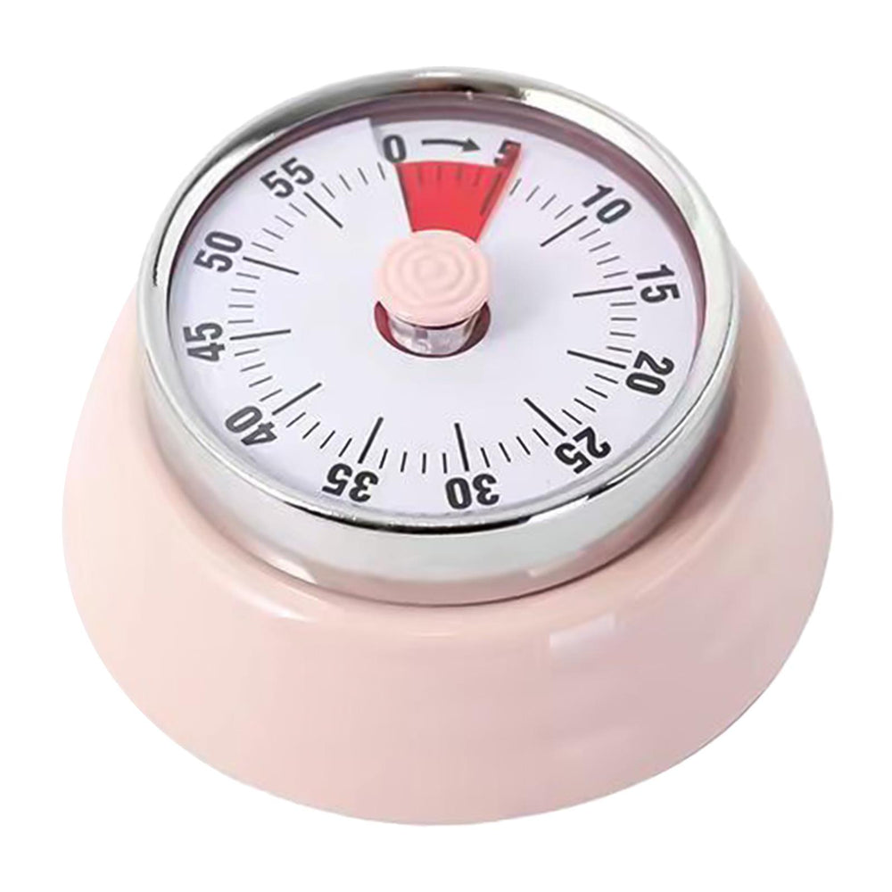 Visual Timer 60 Min Kitchen Alarm Clock Kitchen Timer for Study Reading Home Pink