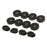 Crofta 12pcs Bracket Side Cover Grommet for Motorcycle Car GS125 Black