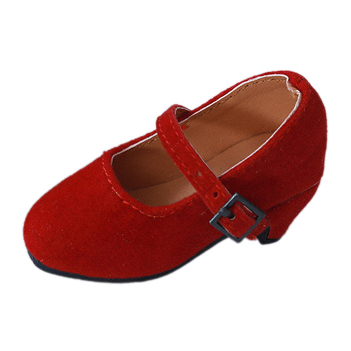 Crofta 1/4 Female Figure Shoes Retro Sturdy Doll Accessories Realistic Fashion Mini bright red