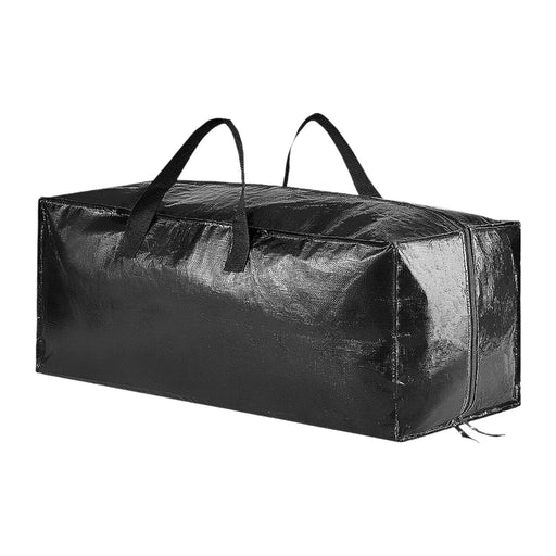 Heavy Duty Moving Bag Dorm Storage Bag for Clothing Storage Blanket Sundries Black