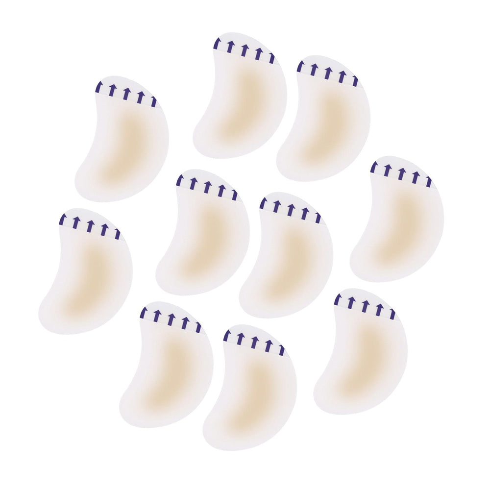 Crofta 10Pcs Gel Shoes Stickers Foot Care for Sports Shoes High Heels 42mmx62mm