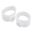 Crofta 1 Pair Silicone Magnetic Toe Rings Soft Reduce Body Fat High Elastic