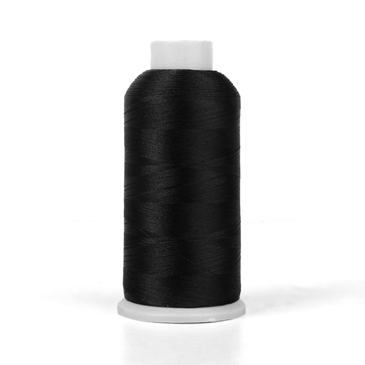 Spool of Polyester Embroidery Thread for Sewing Machine 108D/2 Black