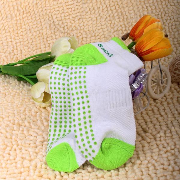 Crofta Women Non Slip Massage Granule Yoga Socks - Green