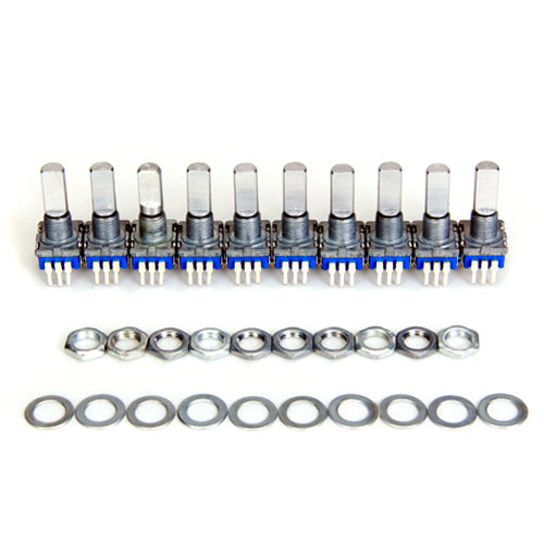 Crofta 10pcs 12mm Rotary Encoder Switch with Keyswitch