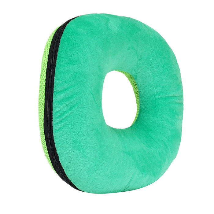 Donut Pillow Tailbone Hemorrhoid Cushion for Wheelchair Pad Green M