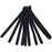 10x Black Reusable Nylon Hook Loop Fastener Strap for Tidy Cable Wire Cord