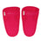 Crofta 2 Pieces Bath Washcloths Skin Exfoliator Glove Shower Body Clean Scrubber Red