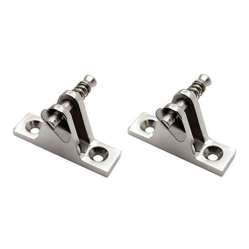 2Pcs Bimini Top Hardware Accessory Component 316 Stainless Steel Deck Hinges