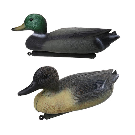 Crofta 2 Pieces Floatation Lifelike Duck Decoys Outdoor Shooting Hunting Target Photography Gear Accessories