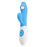 Crofta Women Silicone Vibrator Massager Waterproof Quiet Massage Wand Stick Blue