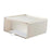 Crofta Desk Organizer with Drawer Stackable Storage Box for Bedroom Study Room Dorm Cream