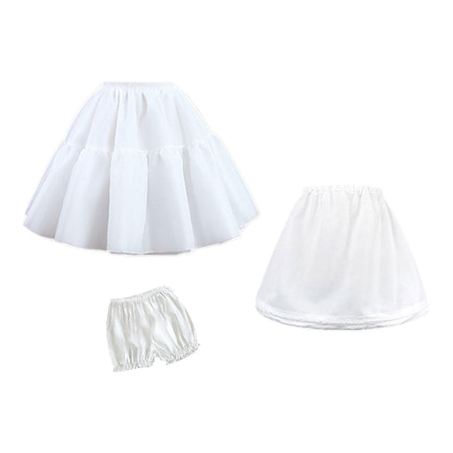 Women Short Petticoat Set Underwear for Party Role Playing Stage Performance 45 cm