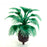 Crofta 10pcs 2.2 inch Model Bottlepalm Trees Layout Train Scale 1/200