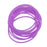 Crofta 10pcs Elastic Silicone Women Girl's Hair Rope Bracelet Bangles - Purple