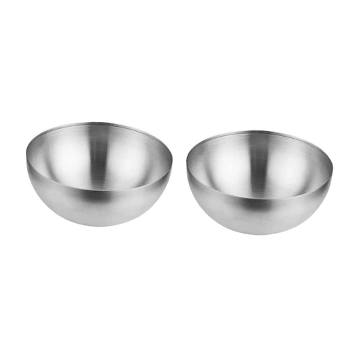 Stainless Steel Basin Baking Accessory Wash Basin for Dessert Snacks Cooking Silver