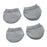 Crofta Luggage Suitcase Wheels Socks Simple Trolley Case Wheel Covers for Table Leg Gray