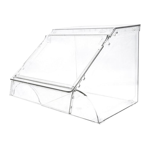 Crofta Acrylic Storage Bin Open Front for Bakeries Retail Stores Kitchen Countertop 24cmx20cmx24cm